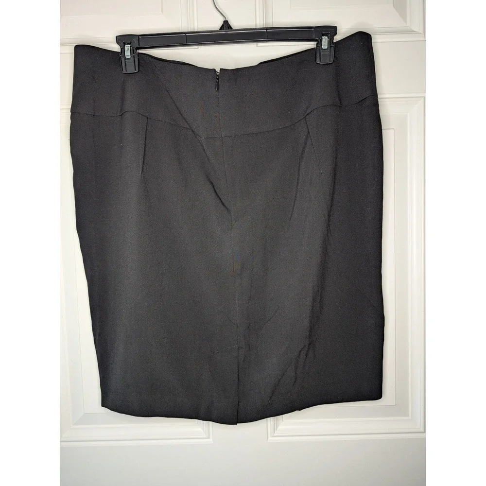 Venus Skirt Women's Size 22 Short Black Back Zip Unlined NWOT
